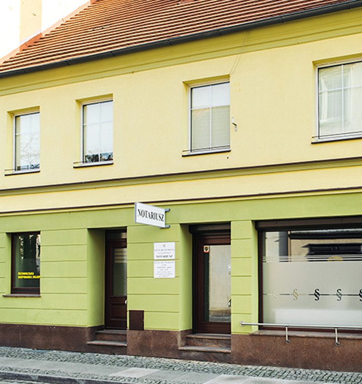 Zdjęcie kancelarii notarialnej w Głogówku